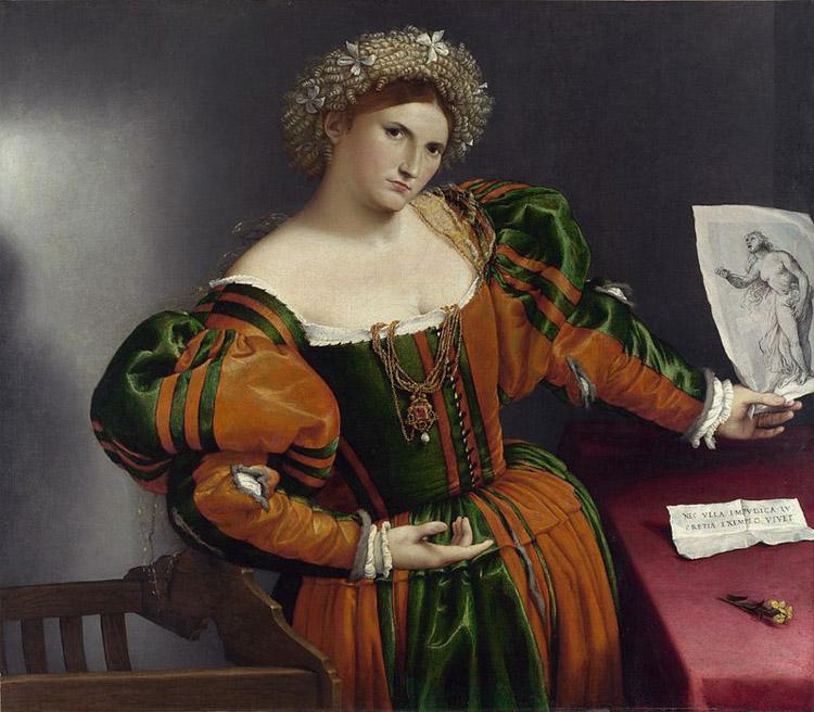 Lorenzo Lotto Portrait of a Lady as Lucretia (mk08)